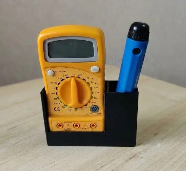 Multimeter Holder for Ikea Skadis — modelo 3D