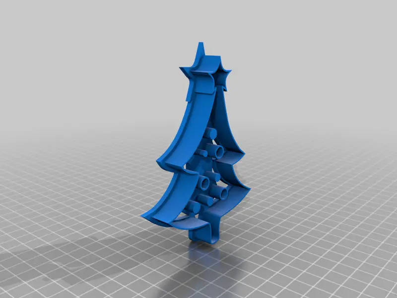 Christmas Tree Cookie Cutter — modelo 3D