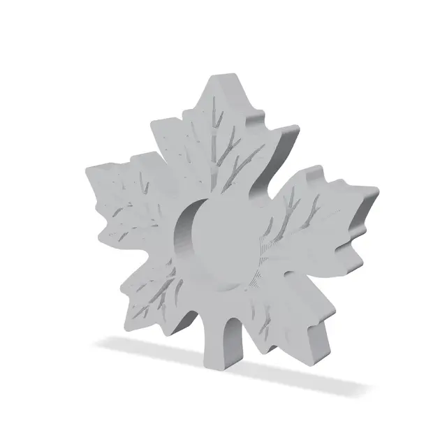 Maple Leaf Candle Holder — modelo 3D