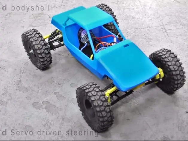BFB Buggy remote control — modelo 3D