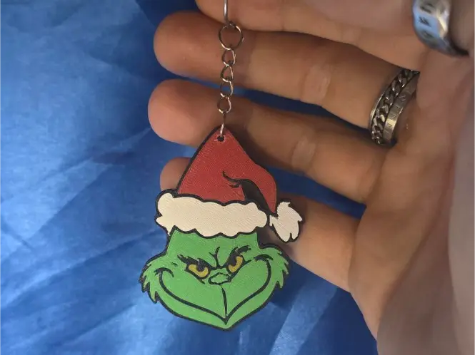 Grinch keychain — modelo 3D