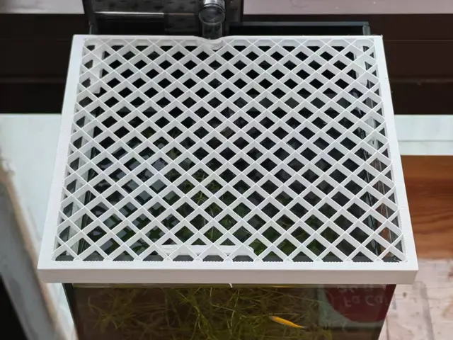 15*15厘米 鱼缸盖子 防跳鱼 水族鱼缸盖子 — modelo 3D