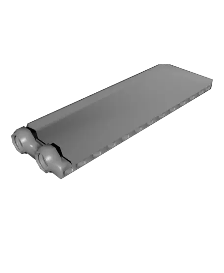 2x6 MU - Right Support End - Modular Bolt-Locked Shelf — modelo 3D