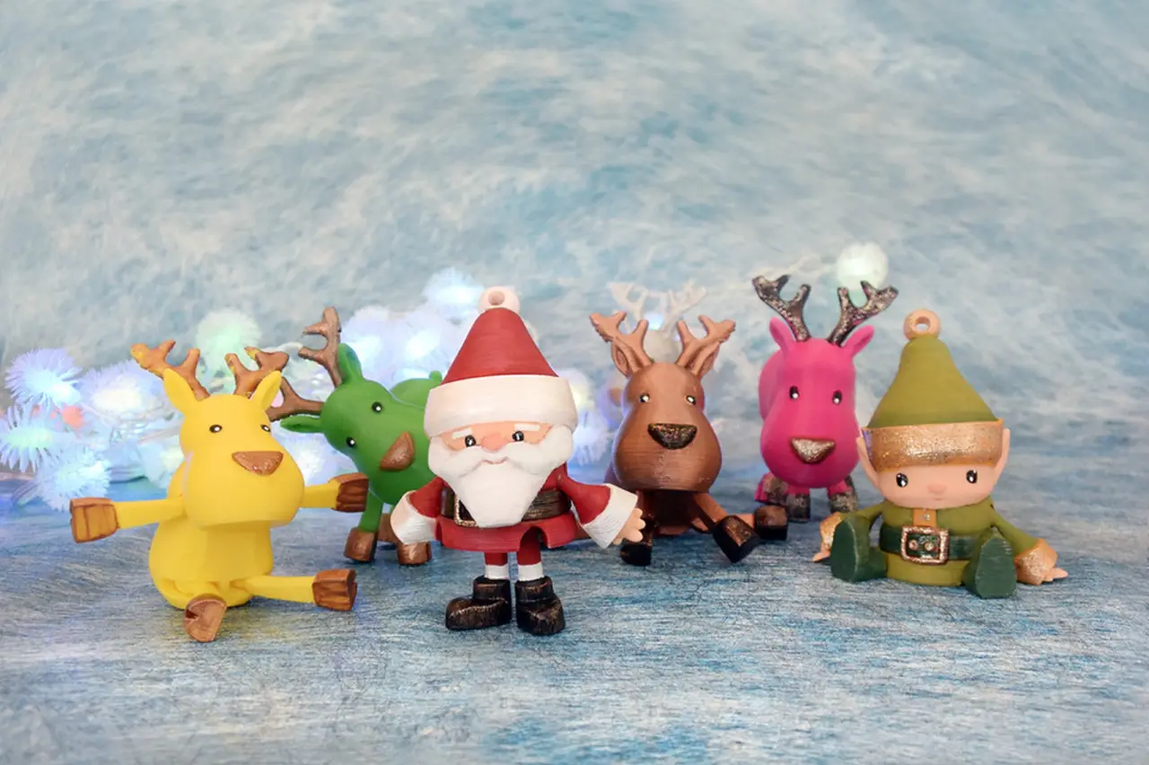 Articulated Christmas Toys — modelo 3D