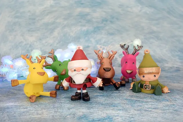 Articulated Christmas Toys — modelo 3D