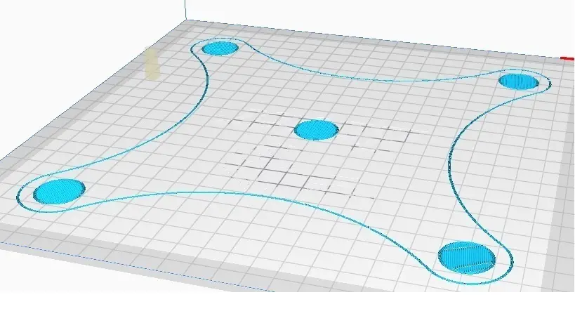 Ender 3 Bed Level Test 3 Point Bed — modelo 3D