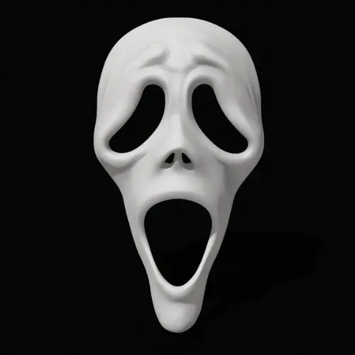 scary movie 6 - ghostface mask - scream — modelo 3D