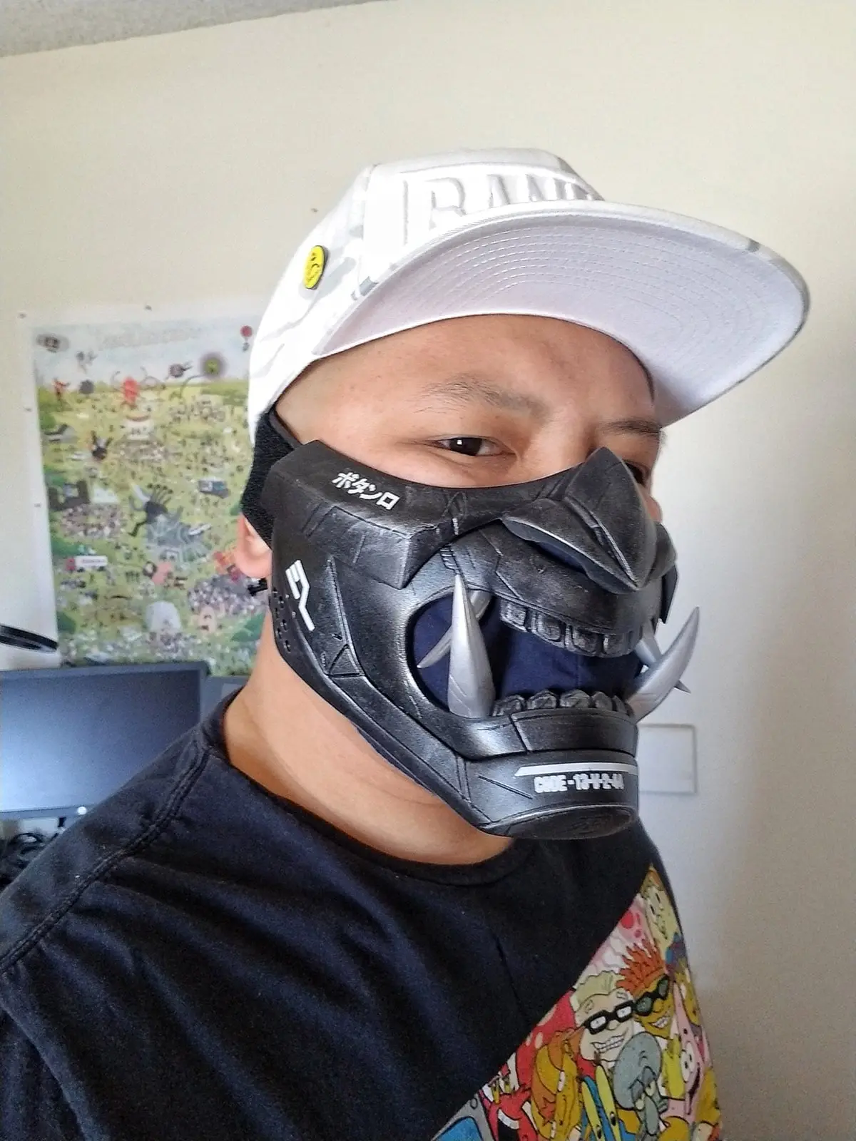Oni Cyber Punk Mask — modelo 3D