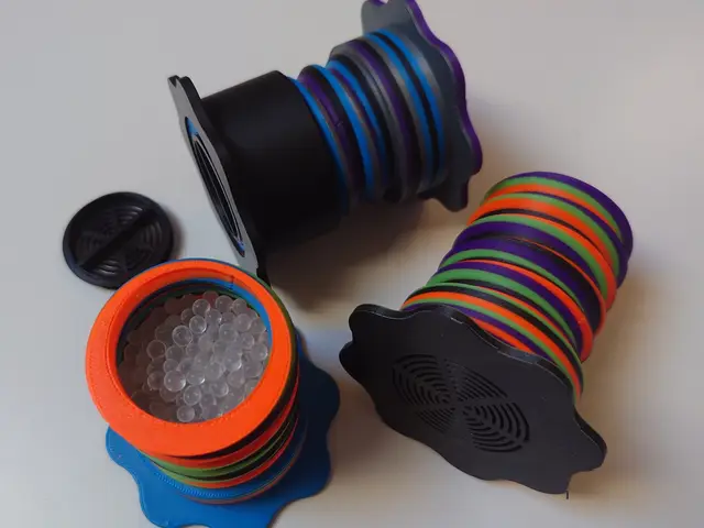 Adjustable Spool Holder for Silica Gel / Spool Weight — modelo 3D