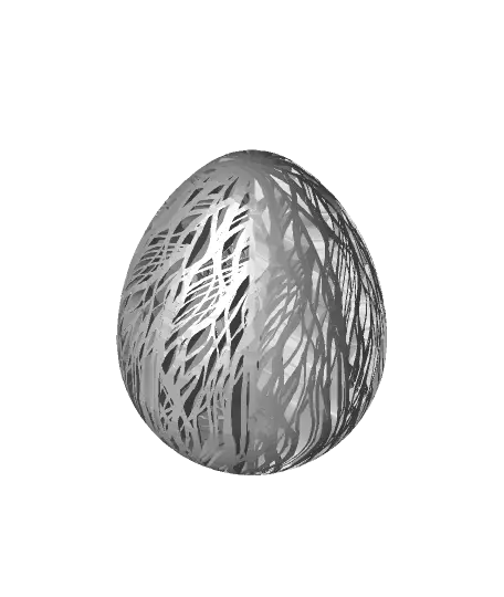 Ornamental Egg (Streaks) — modelo 3D