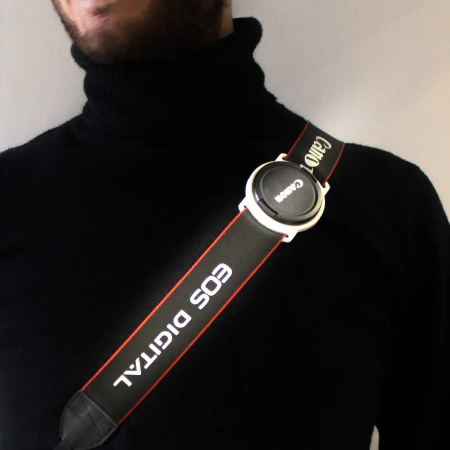 Lens cap holder for 58mm diameter lens — modelo 3D