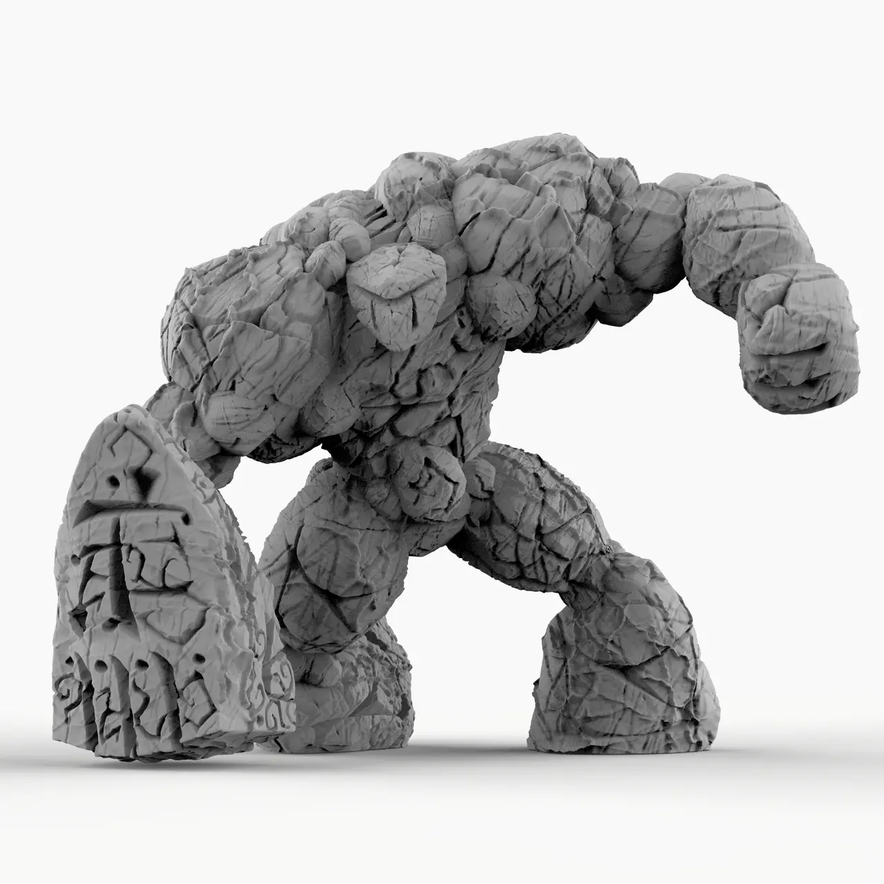 Stone Golem — modelo 3D