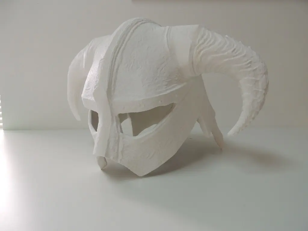 Dovahkiin Helmet Full Size Remix — modelo 3D
