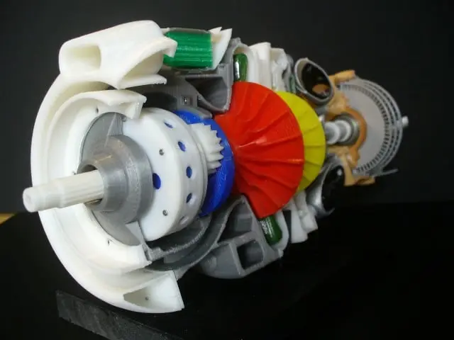 Turboprop Engine — modelo 3D