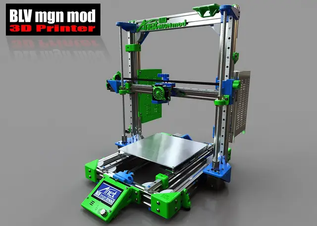 BLV mgn12 3D Printer mod for Anet A8 / AM8 / Prusa I3 clone — modelo 3D