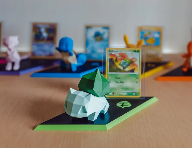 Pokemon Card Stands — modelo 3D