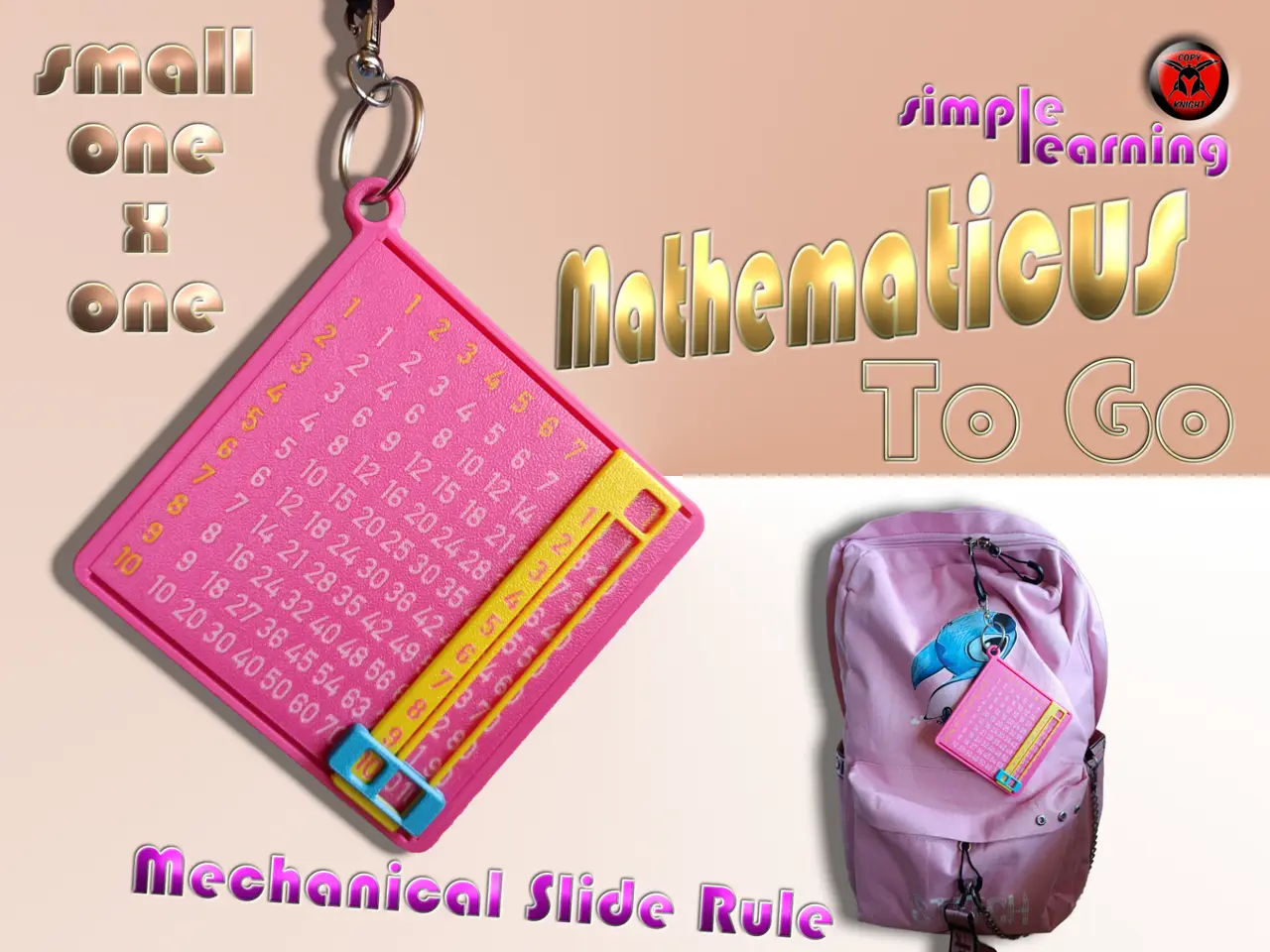 Mechanical Slide Rule Small Mathematicus To Go — modelo 3D