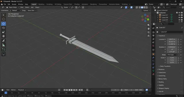 Sword Mark 1 — modelo 3D