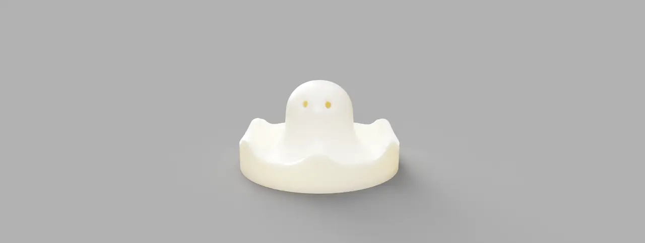 Ghost spoon holder — modelo 3D