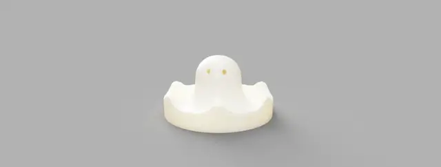 Ghost spoon holder — modelo 3D