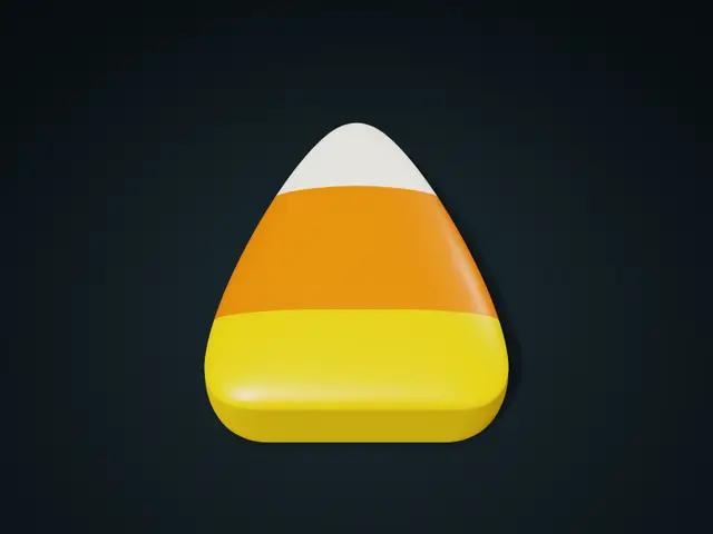 Candy Corn Storage Box with Lift-Off Lid | Halloween — modelo 3D