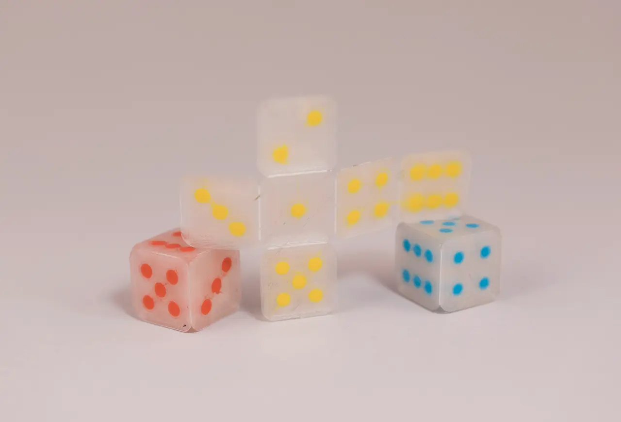 Simple 16mm Dice // Single and Dual Color — modelo 3D