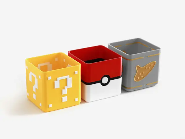 Video Game Planter Collection — modelo 3D