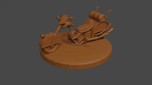 World Of Warcraft inspired, Mechanohog, Tabletop DnD miniature, — modelo 3D