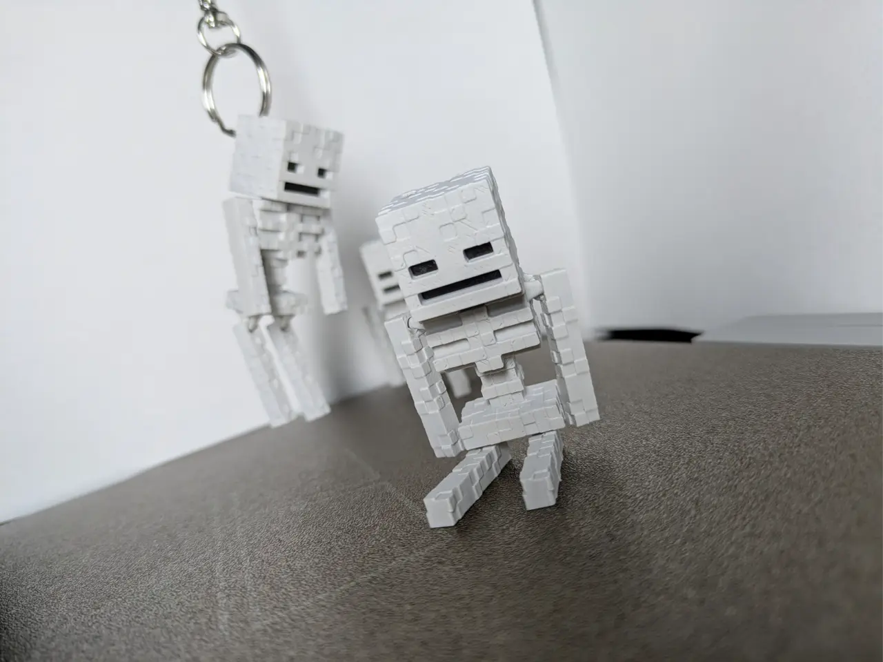 Minecraft Skeleton -Print in place Articulated — modelo 3D