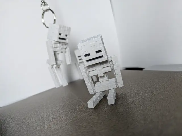 Minecraft Skeleton -Print in place Articulated — modelo 3D