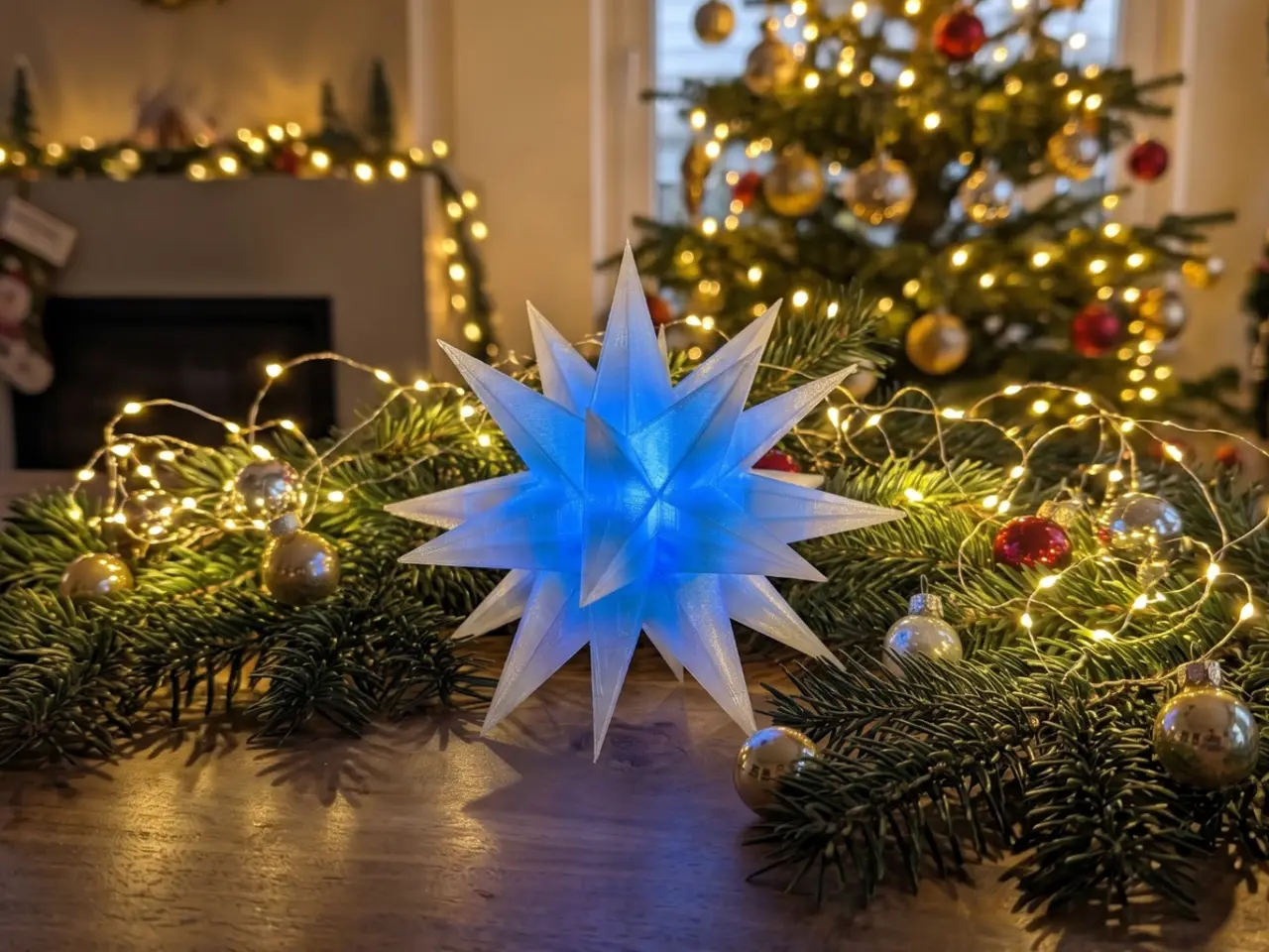 Teelicht Weihnachtsstern — modelo 3D