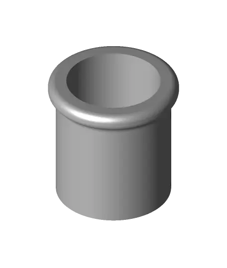 Light mount for bike rack or fork — modelo 3D