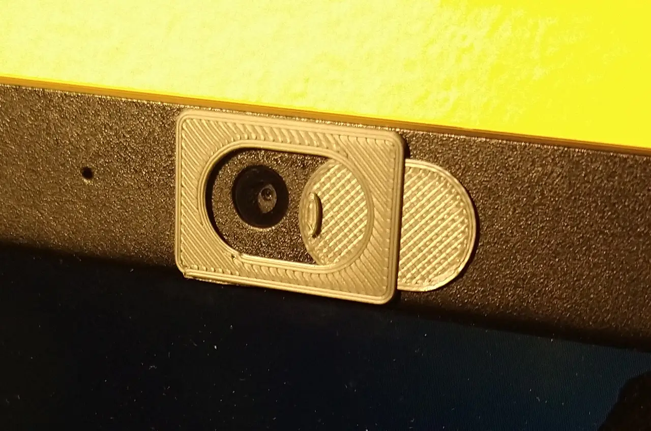 Webcam cover — modelo 3D