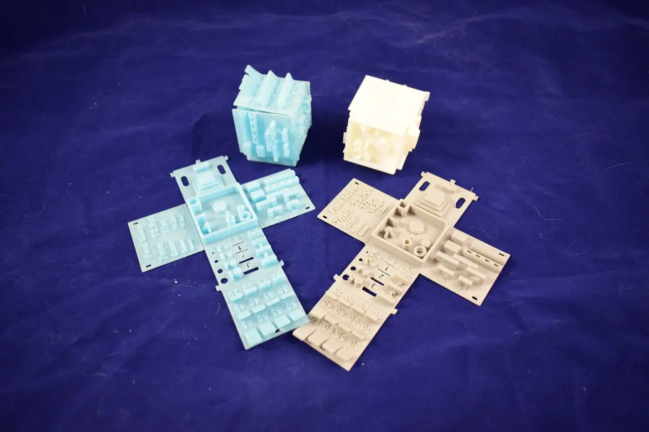 Folding Box Printer Calibration Cube — modelo 3D