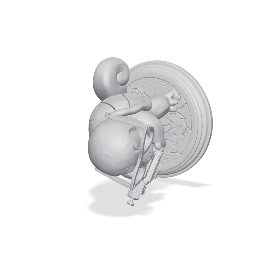 Chibi Squirtle Squad Leader | Multicolour & Single Colour — modelo 3D