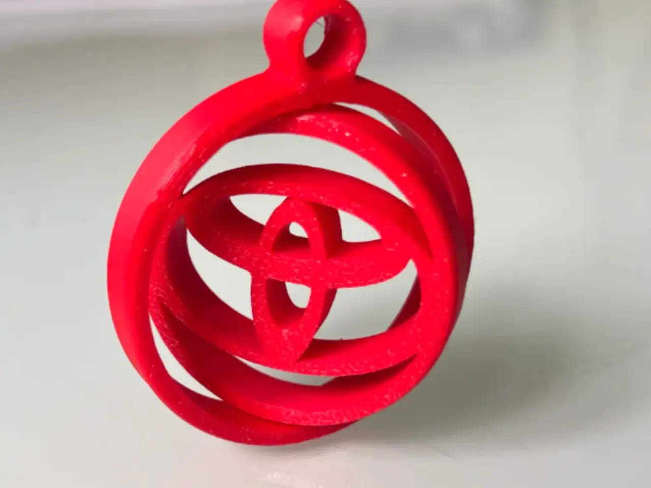 Toyota Rotating Keychain Fidget Spinner — modelo 3D
