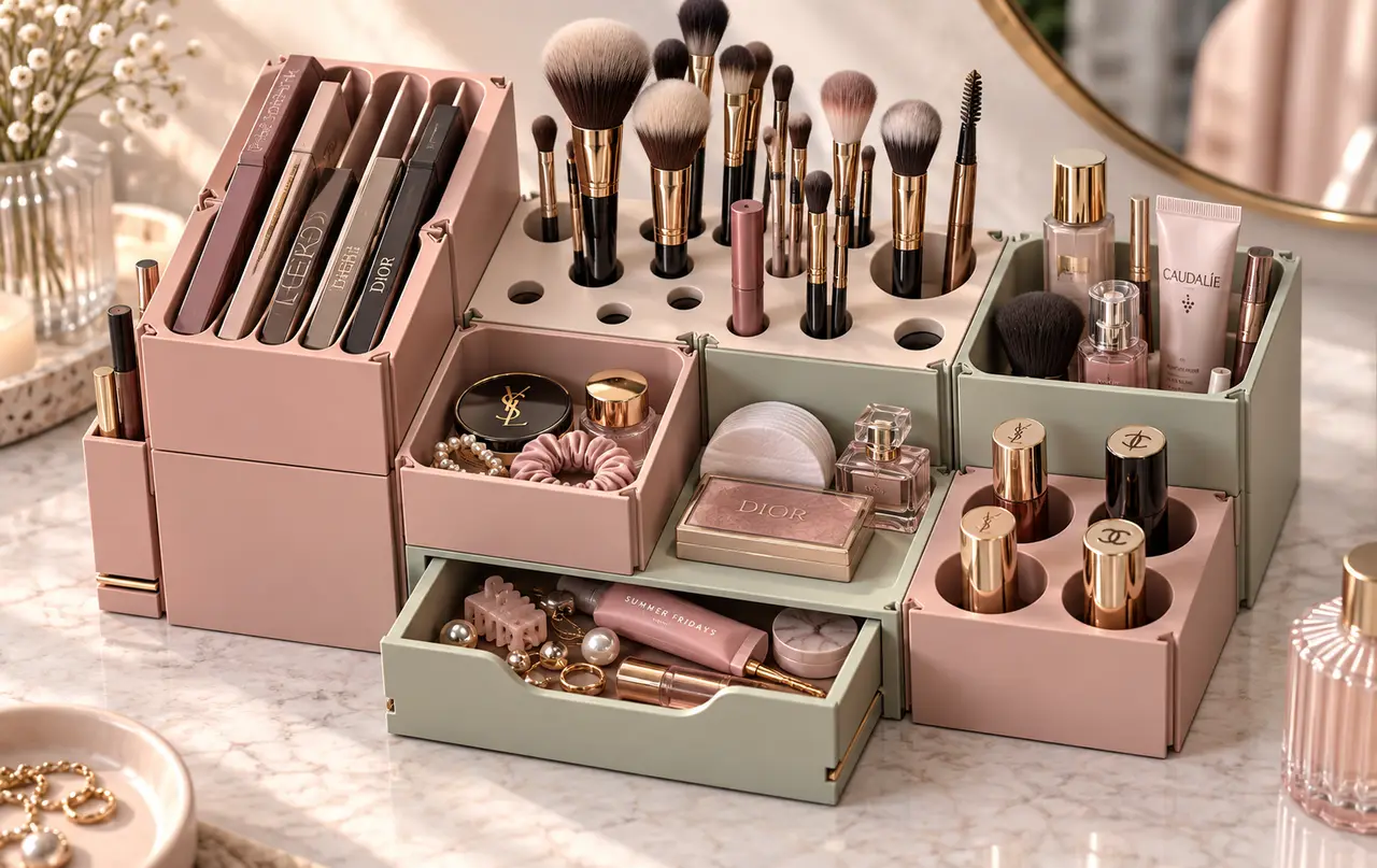Modular Makeup Organizer — modelo 3D