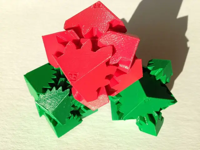 Three Cube Gears — modelo 3D