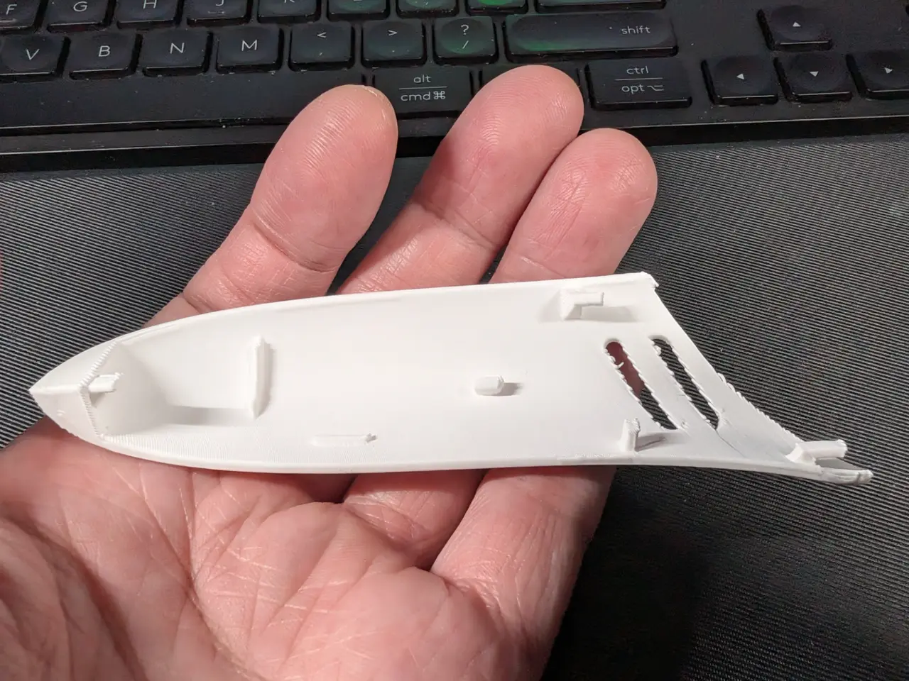 Steam Frame Controller Ergo Grip Cover Trace - V2 — modelo 3D