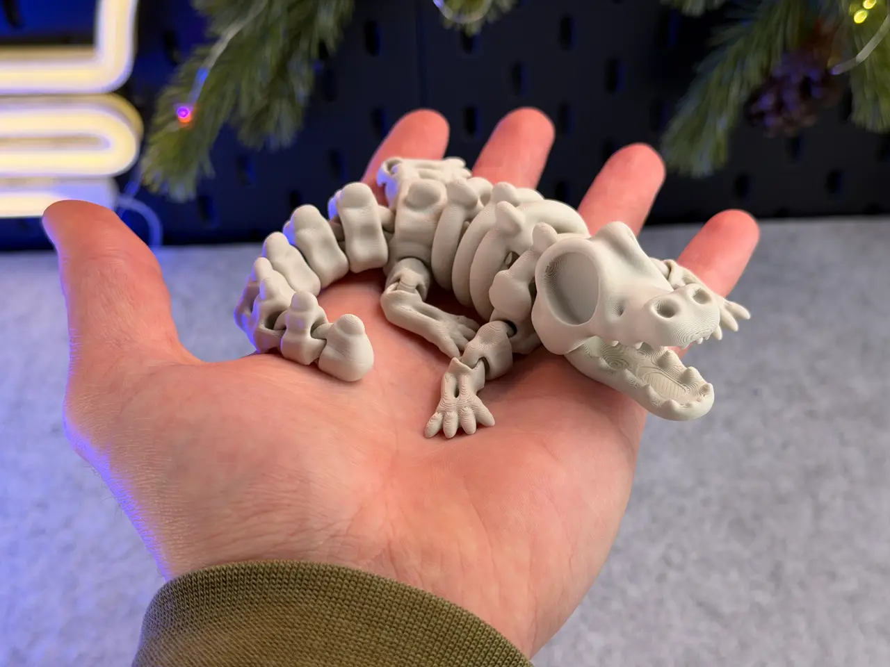 Articulated Skeleton Crocodile — modelo 3D
