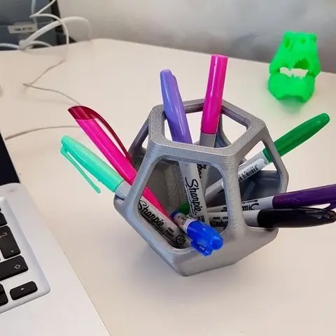 DODECAHEDRON DESK ORGANIZER — modelo 3D