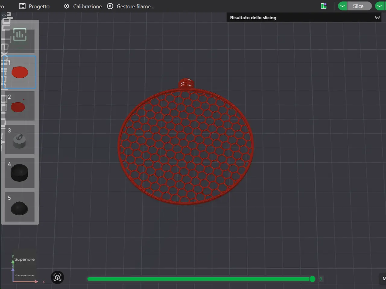 Palla di Natale Termoformata — modelo 3D