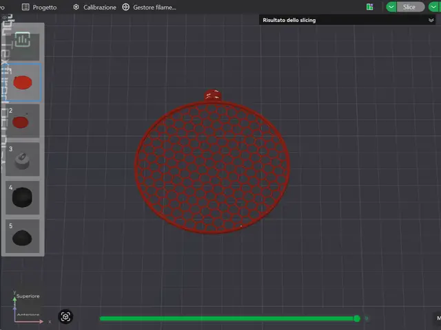 Palla di Natale Termoformata — modelo 3D