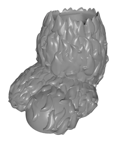 Gaming Controller Stand - Goku SSJ4 from Dragonball - Fan Art — modelo 3D
