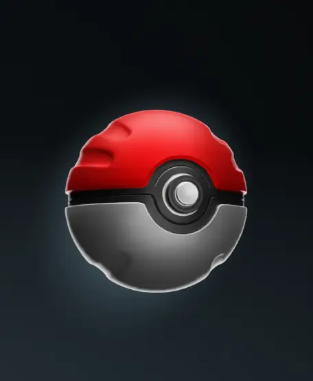 Pokeball — modelo 3D