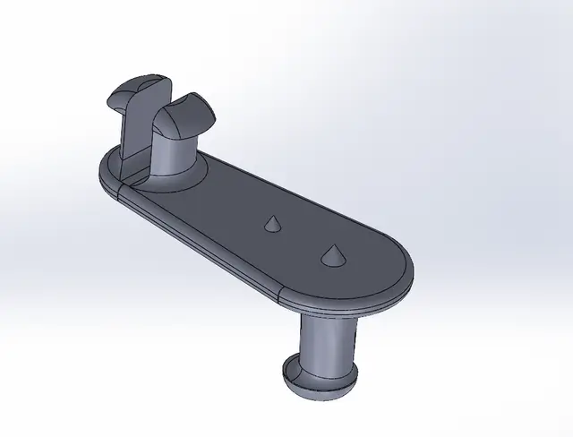 Toyota Corolla AE110 Floor Mat Retainer — modelo 3D