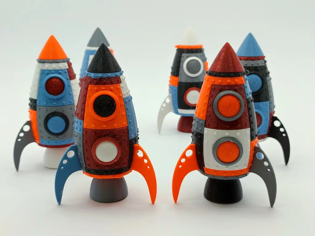 Martin's Puzzle Rocket — modelo 3D