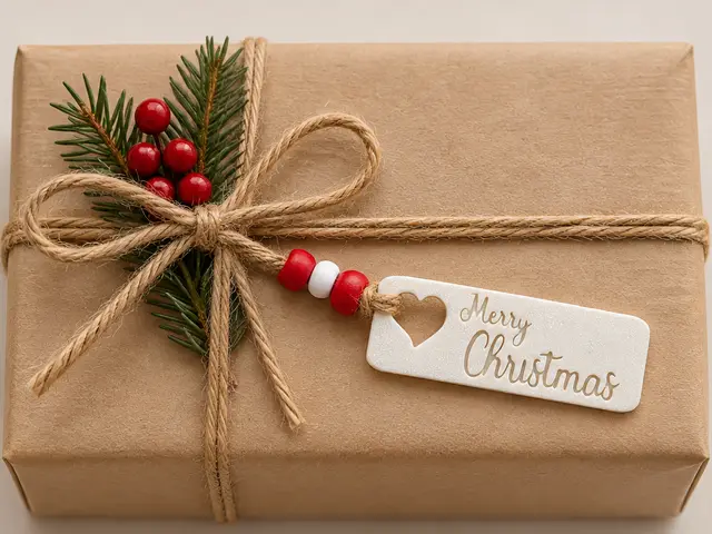 Chiudipacco Natale Christmas gift tag NO AMS — modelo 3D