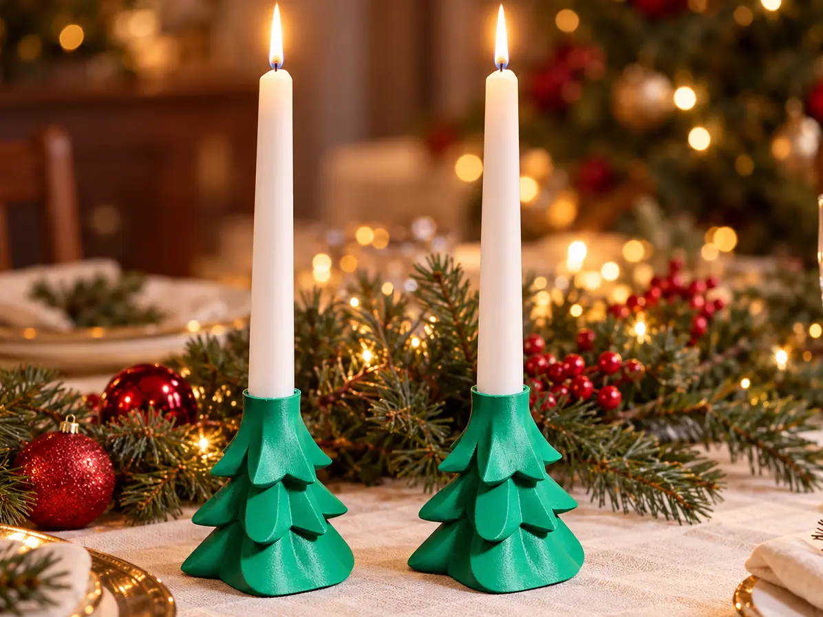 Christmas Tree Candle Holder — modelo 3D