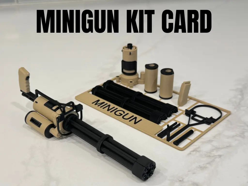 Minigun Kit Card — modelo 3D